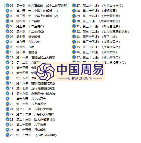 任美玉《数字命理三角定律导师训练营》视频38集