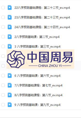 中华八卦魂八字 初级班25集+中级班24集视频