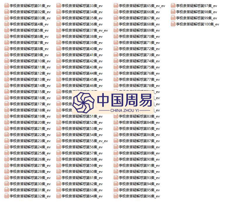 李极泉  新派八字答疑解惑视频100集