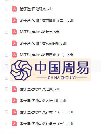 潘子渔紫微斗数合集20本pdf