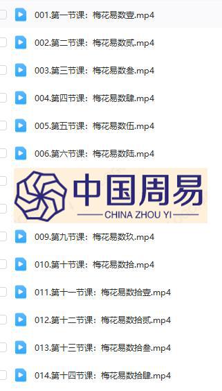 弘易？ 梅花易数 视频14集