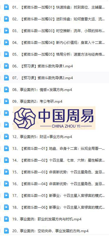 罗镇 《紫微斗数训练营》视频65集