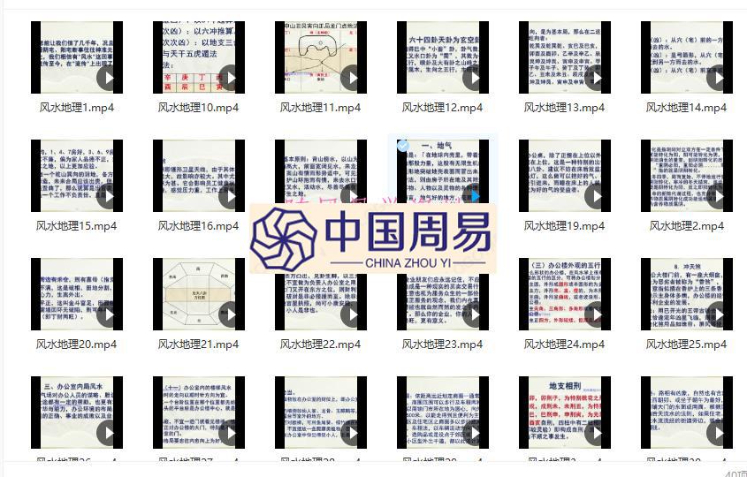 徐圆福形法风水地理视频课程40集