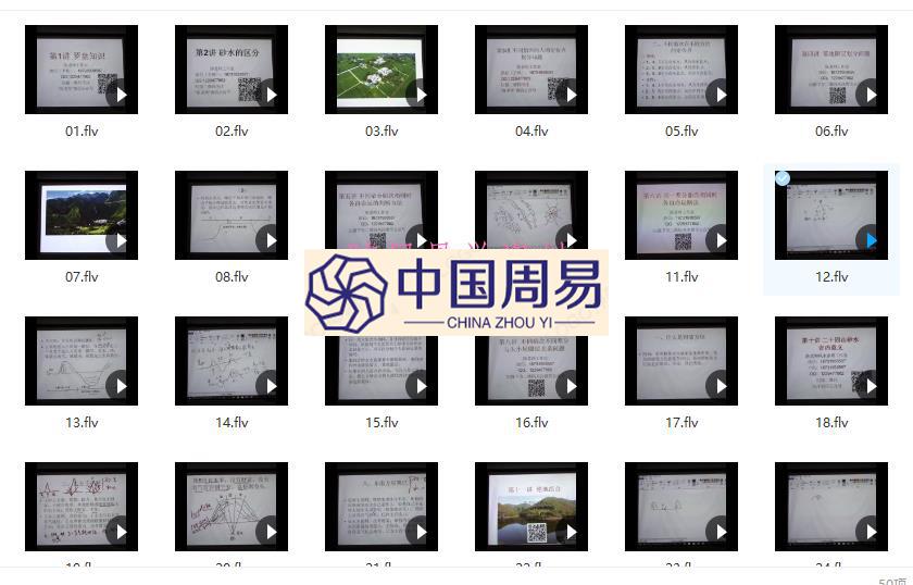 陈老师 陈霁冰  2020版实用风水学26讲50集视频 百度网盘下载