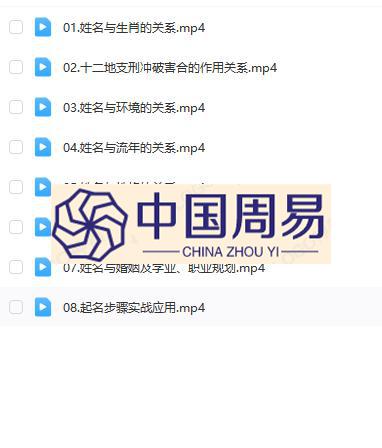 明戒 姓名学8集视频