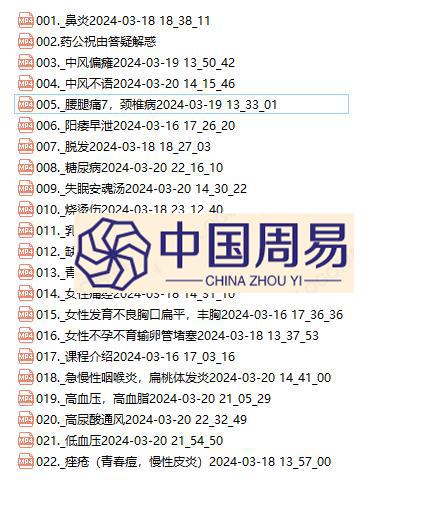 王越 药公祝由视频22集