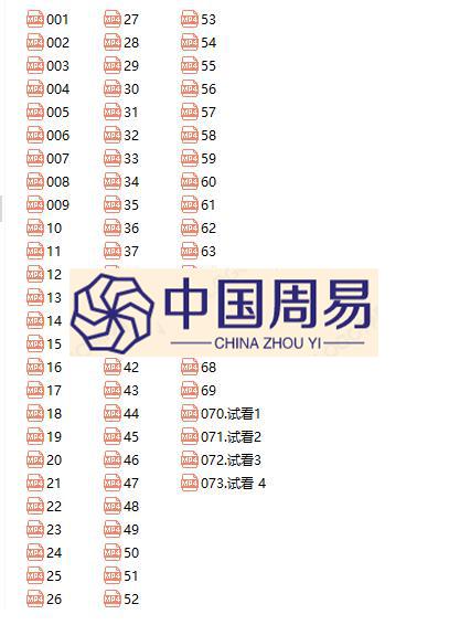 荣庵  六爻预测 视频73集